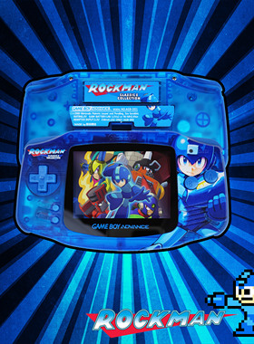 GBA GAMEBOY advance游戏机 彩色 高亮 SP NDSLPSP 洛克人