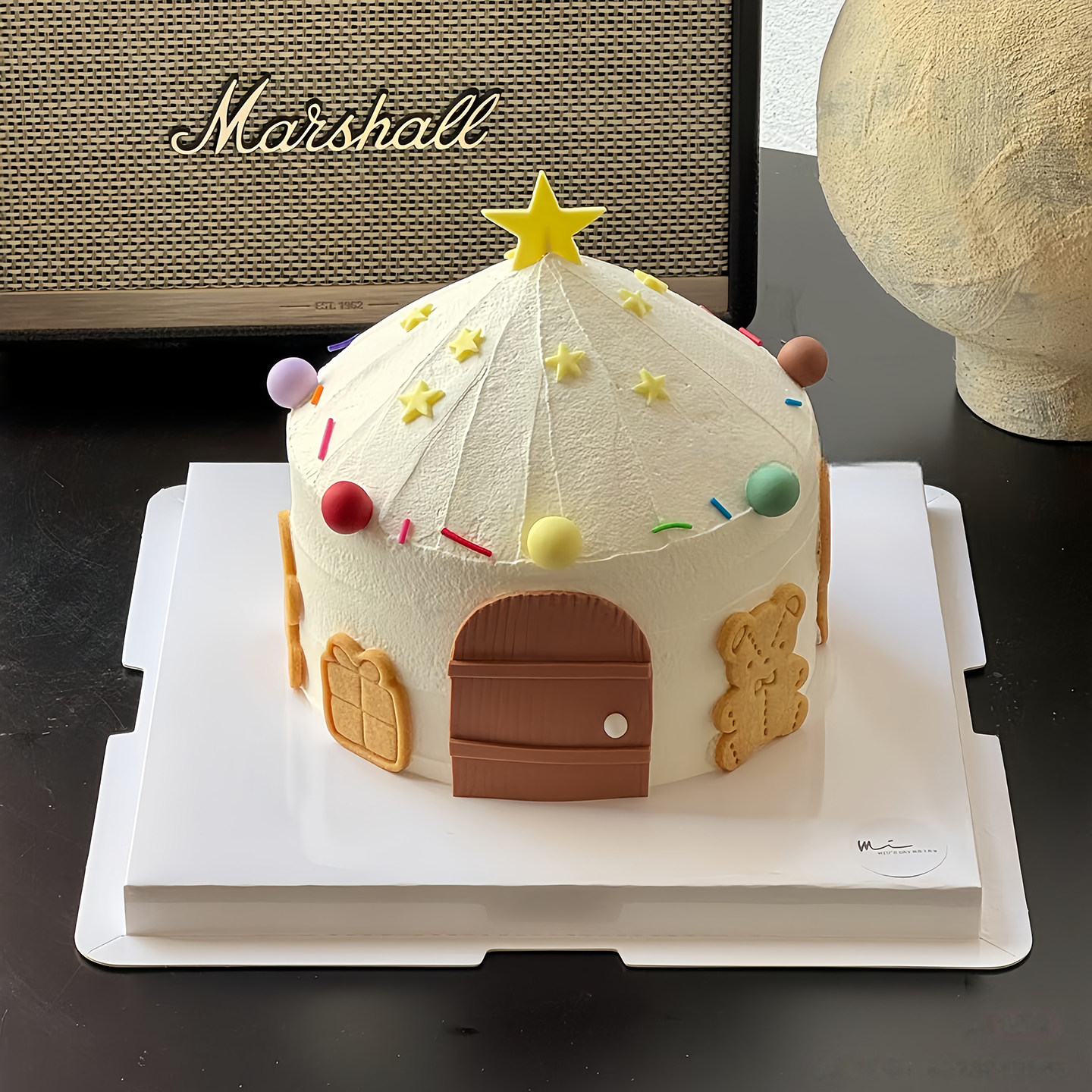 可爱童话小屋生日蛋糕装饰