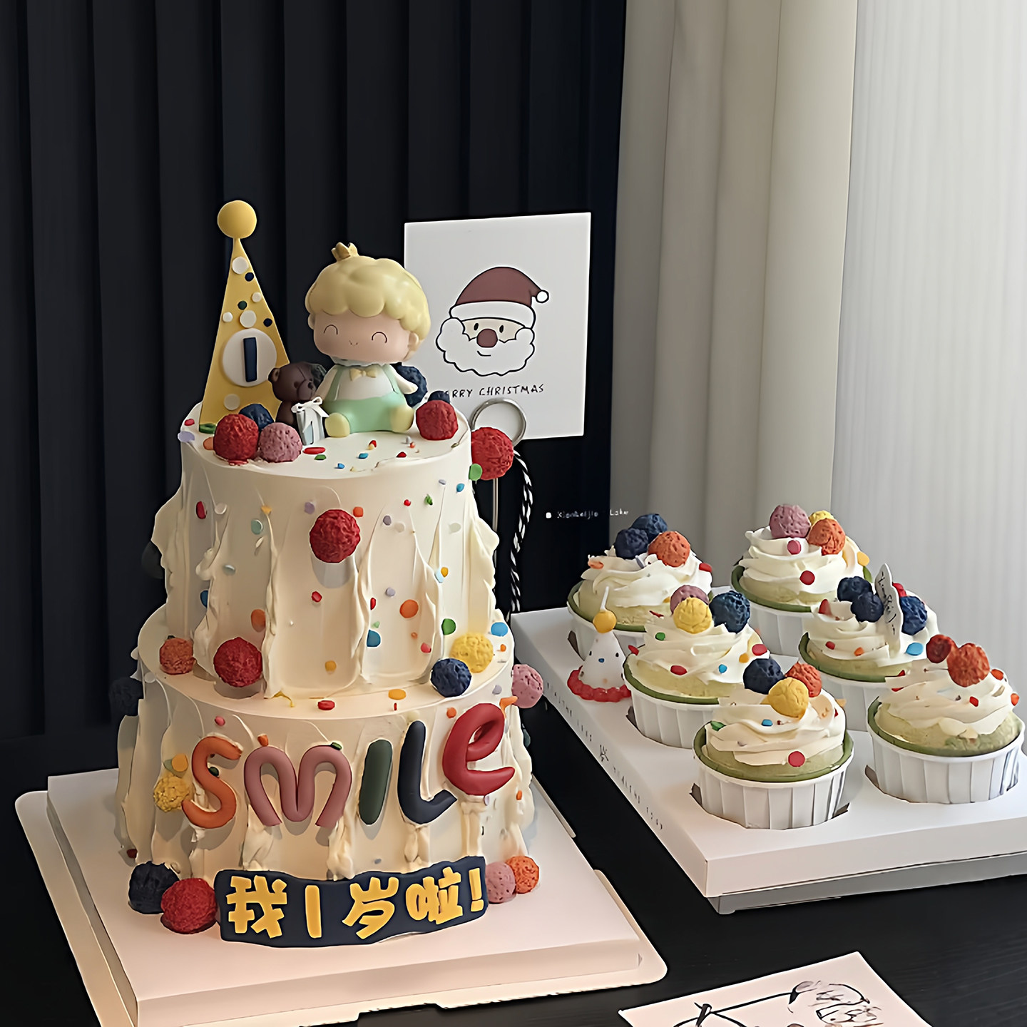 可爱摇头小王子蛋糕装饰摆件1岁三角帽插件儿童周岁甜品台装饰品,节庆用品/礼品,节日装扮用品,淘宝优惠券,粉丝福利购,淘宝优惠卷