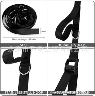 厂家直供拉力绳11件套拉力器配件免安装多点式5.1米 门扣 门锚带