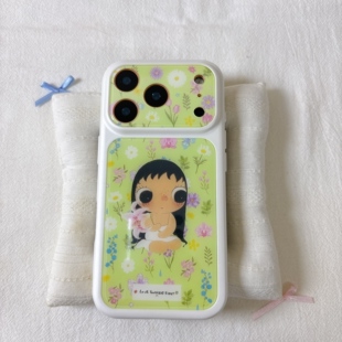 13全包硅胶防摔日韩 保护套15 ins满屏花朵小玉适用苹果17promax手机壳iPhone16新款