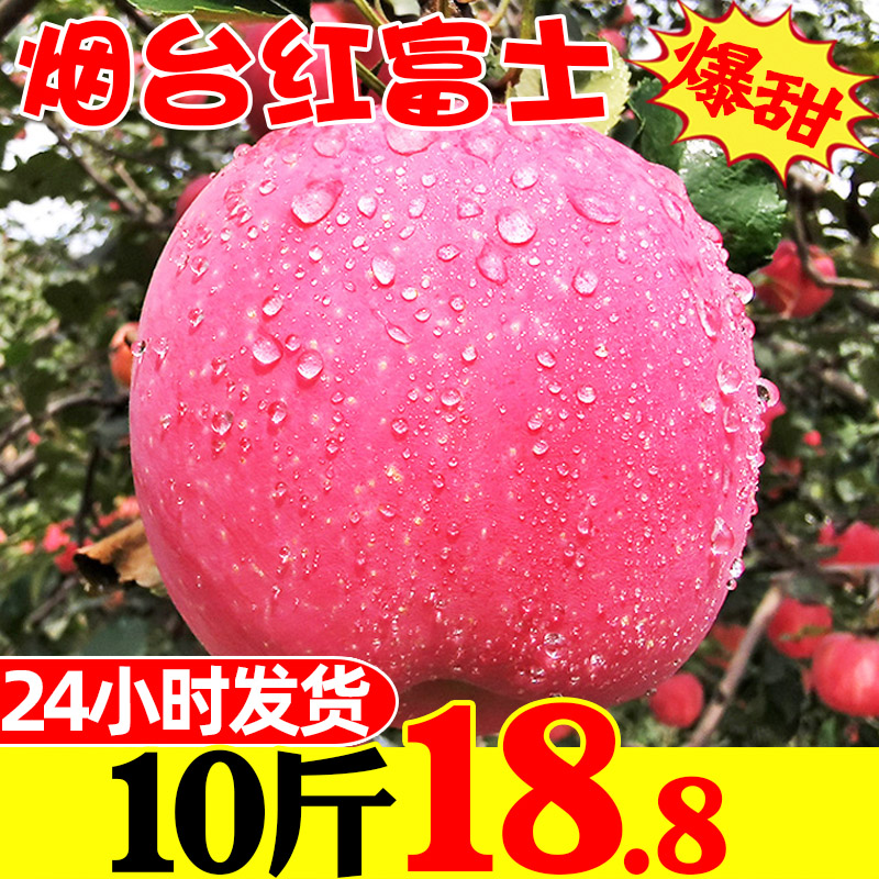 山东烟台红富士苹果水果新鲜当季整箱应季一级脆甜10栖霞包邮5斤
