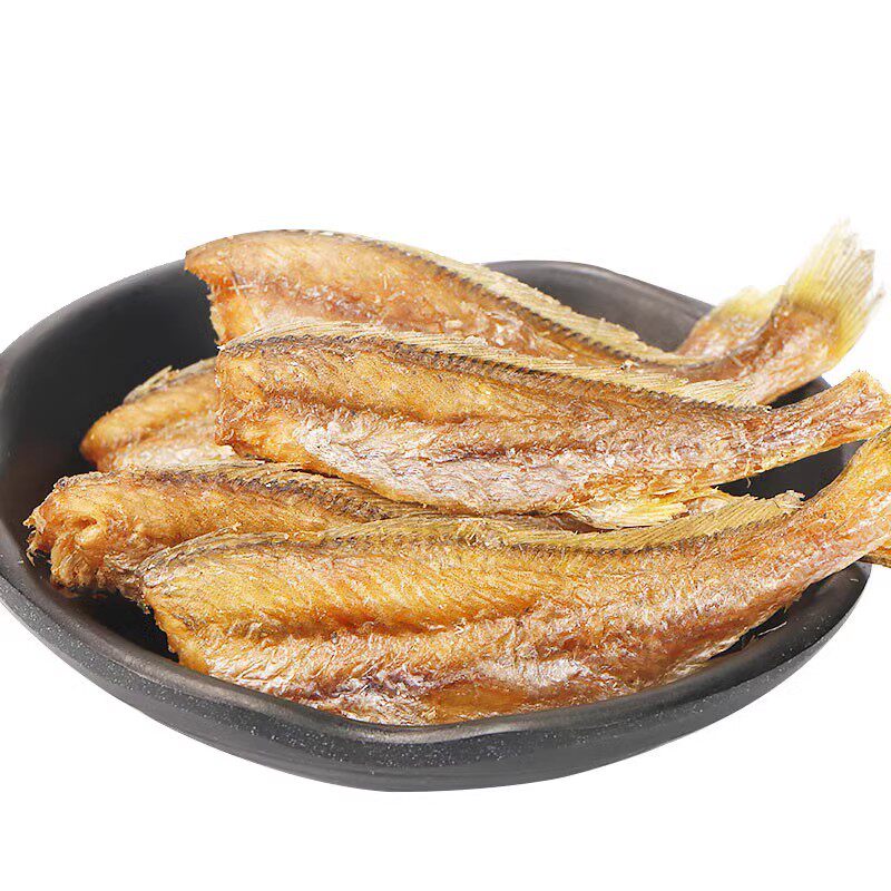 香酥小黄鱼干500g 黄花鱼干 烤香休闲海鲜零食即食小吃网红食品