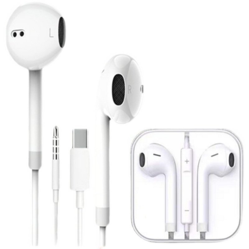 有线耳机typec扁头入耳式适用小米10/12/11红米note9/k40/k30原装