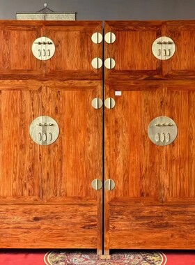 红木家具降香黄檀海南黄花梨明式顶箱柜明清古典中式国标高端豪华