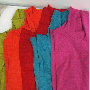 美利奴羊毛吸湿排汗速干运动打底衫外贸孤品