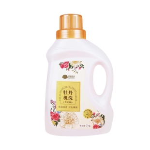 龙池牡丹洗衣液机洗手洗各一瓶各类污渍轻松洗净青苹果花香味护衣