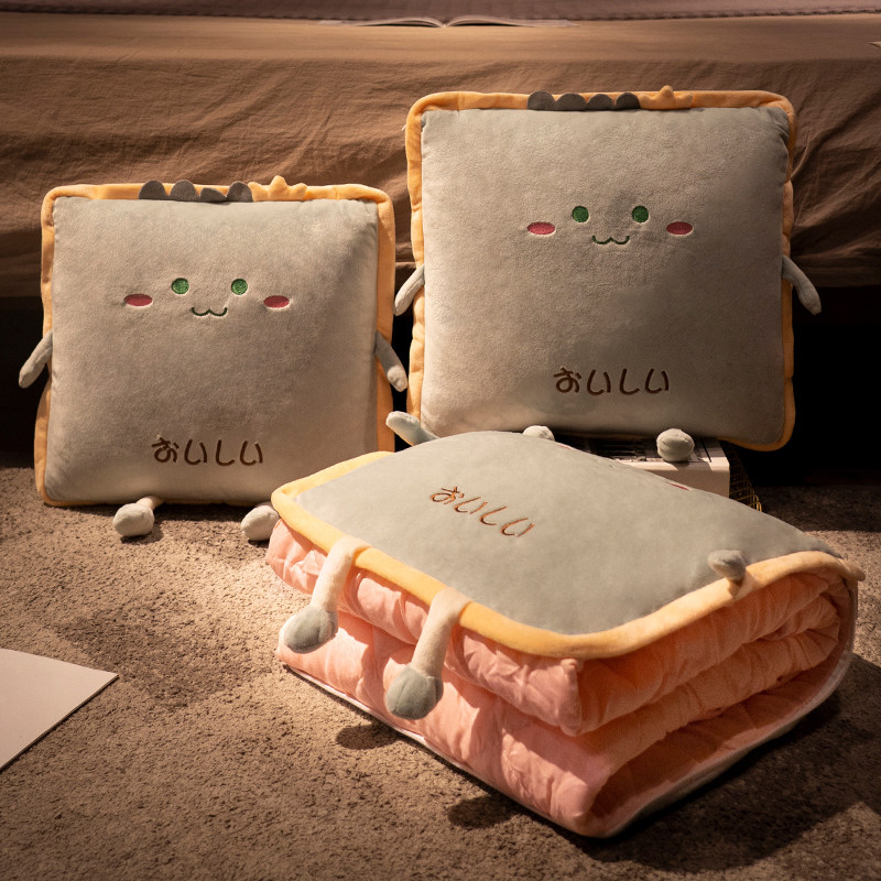 抱枕被子两用折叠靠枕毯子二合一办公室午睡小枕头汽车车载空调被,居家布艺,抱枕被,淘宝优惠券,粉丝福利购,淘宝优惠卷