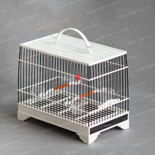 塑钢鸟笼0.8丝距柳莺杂雀山雀绣眼笼板笼亮笼养笼澡笼小笼