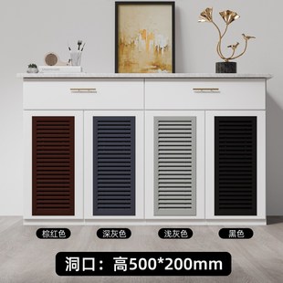 铝合金橱柜透气百叶门厨房燃气表柜门百叶窗衣柜鞋柜通气孔格栅网