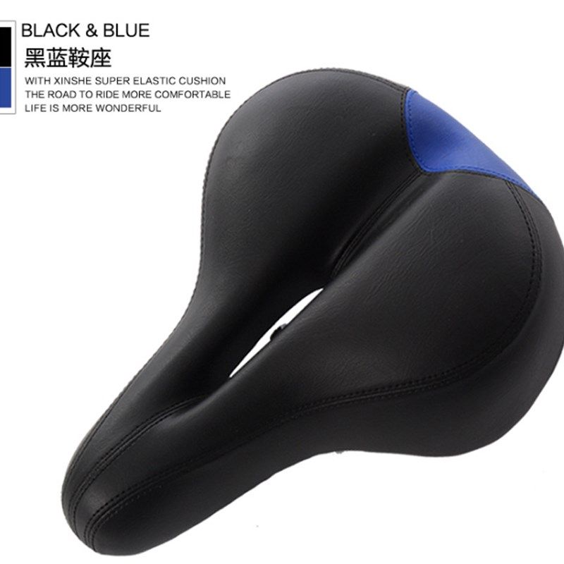 自行车坐垫山地车车座加厚海绵舒适鞍座椅大屁股单车配件座子座包