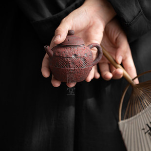 中式复古故宫红茶壶家用手工老岩泥泡茶壶单壶防烫手抓壶