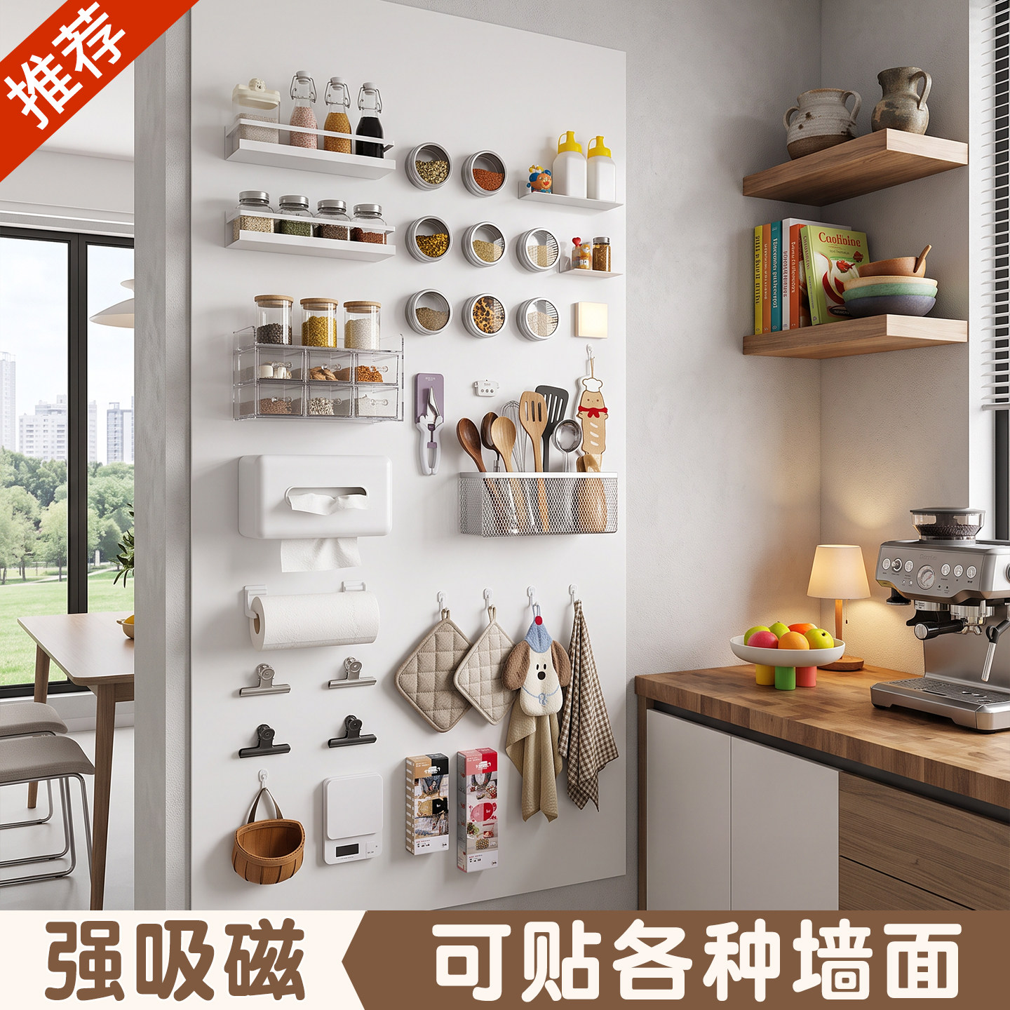 明航磁珐琅板白板家用冰箱贴展示