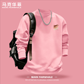潮流内搭衣服 上衣宽松舒适时尚 马克华菲圆领卫衣男女同款 国潮长袖