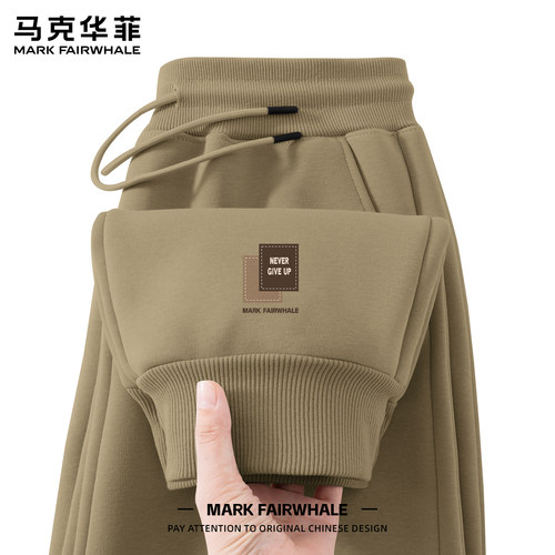马克华菲秋季新款束脚休闲裤男士