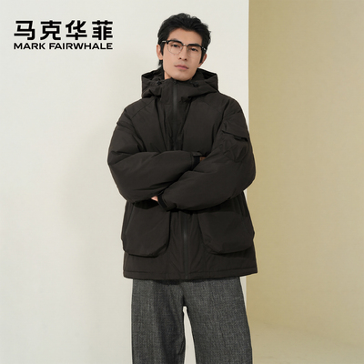 马克华菲日系连帽羽绒服