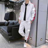 男士2025春季新款卫衣休闲连帽衣服春秋款潮流运动服套装嘻哈外套，男装休闲套装，星座1712-3