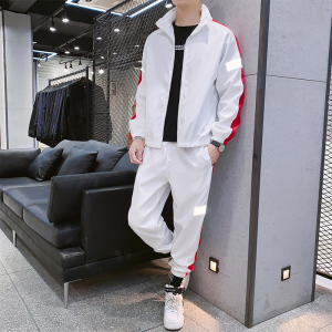男士2025春季新款卫衣休闲连帽衣服春秋款潮流运动服套装嘻哈外套图片