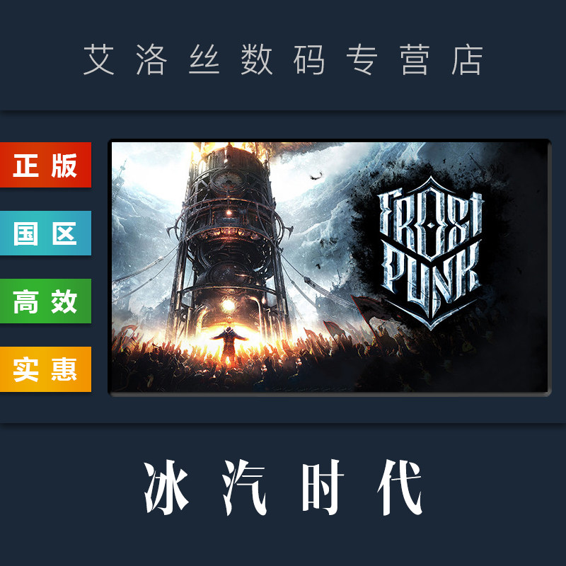 PC中文正版 steam平台 国区 游戏 冰汽时代 Frostpunk 年度版 季票 全DLC 激活码 Key怎么看?