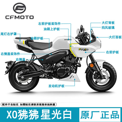 CFMOTOXO狒狒导流罩护板