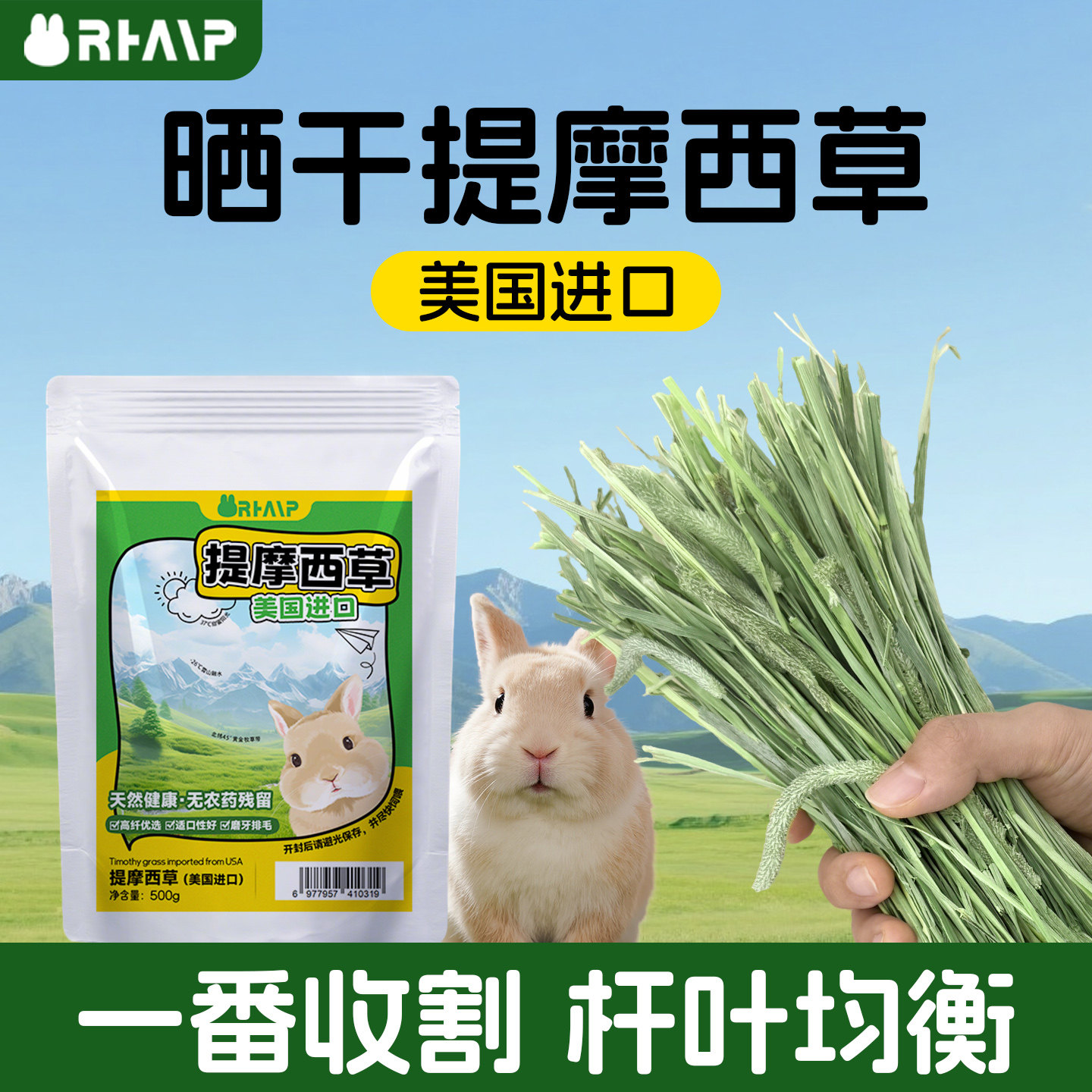 26年特优级美提美国wr提摩西草兔草荷兰猪龙猫干草磨牙提摩西草