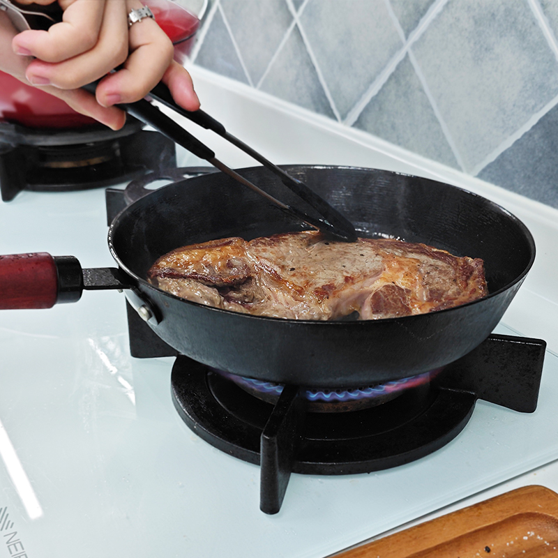 宜卡家居【食弥特】铸铁平底锅