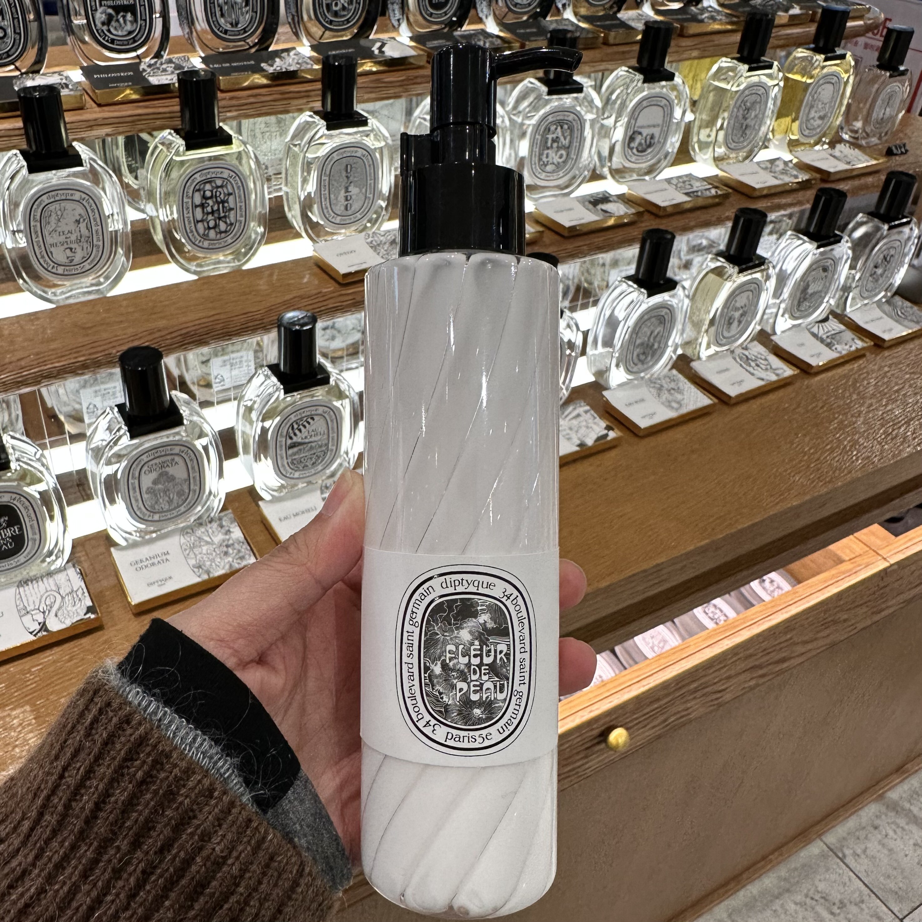 DIPTYQUE蒂普提克香氛身体乳奥费恩爵梦肌肤之花玫瑰之水200ml