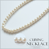 翠盈cuiying淘宝礼品时尚 韩式 百搭挂链饰品仿珍珠挂件项链L002