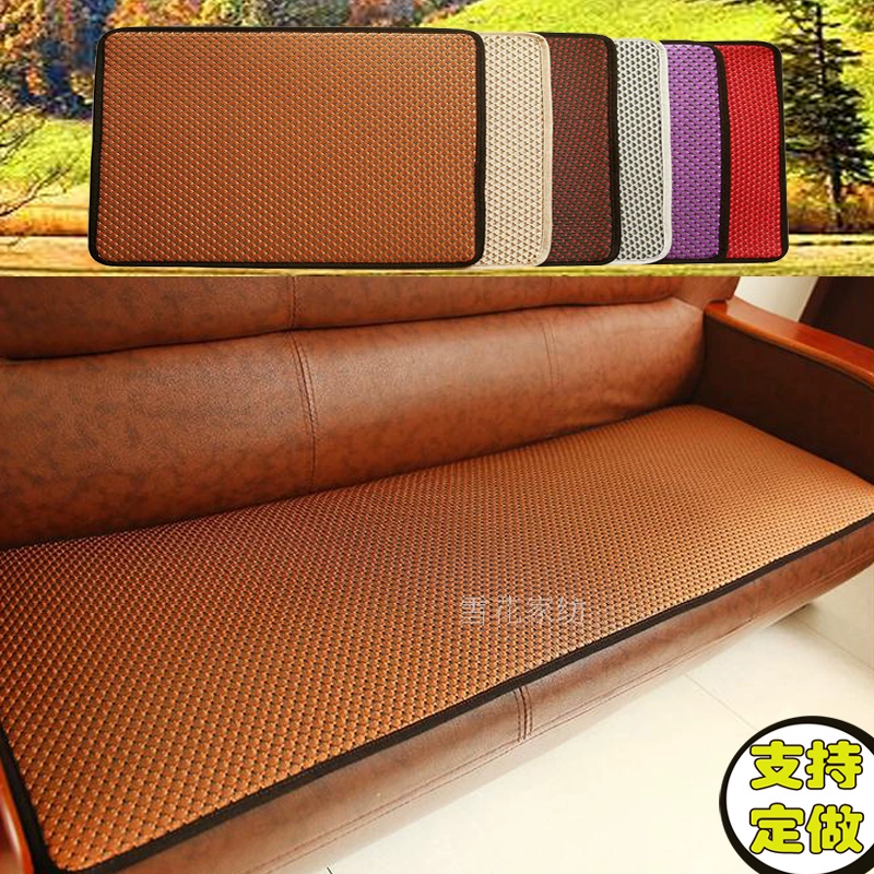 Mùa hè gỗ gụ sofa đệm non-slip thoáng khí mát pad Trung Quốc rắn gỗ bọc da sofa đệm bốn mùa phổ