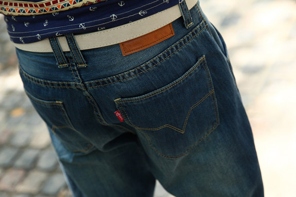 Jeans pour adolescent Sarouel en coton pour printemps - Ref 1464202 Image 3