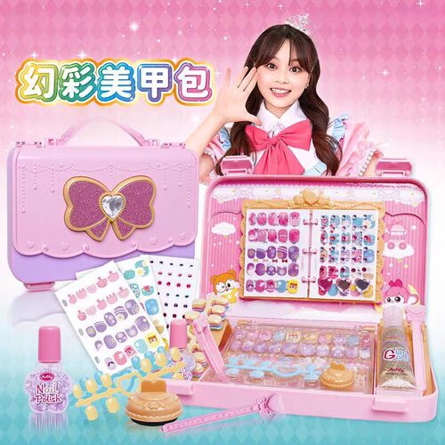 仿真指甲贴套装儿童女孩过家家手工DIY贴纸玩具