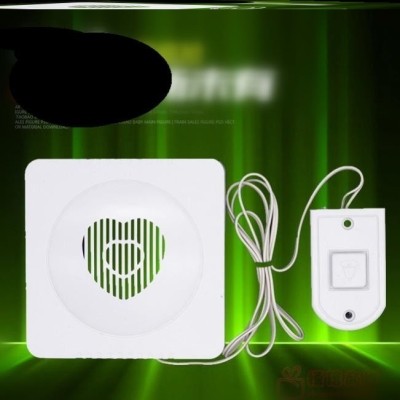 门铃家用简单老式有线铃声心型高清晰配套大号出门响铃式侧边线控