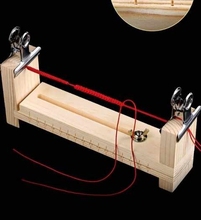 伞绳手工夹板拉网编制实木具编绳固定器固定板挂绳玉佩夹线器头发