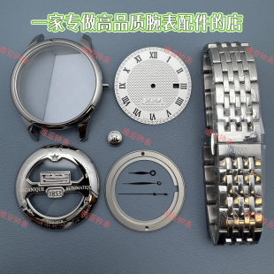 代用钢表带力洛克T41/T006表壳适配2824 c07111 2130机芯全套配件