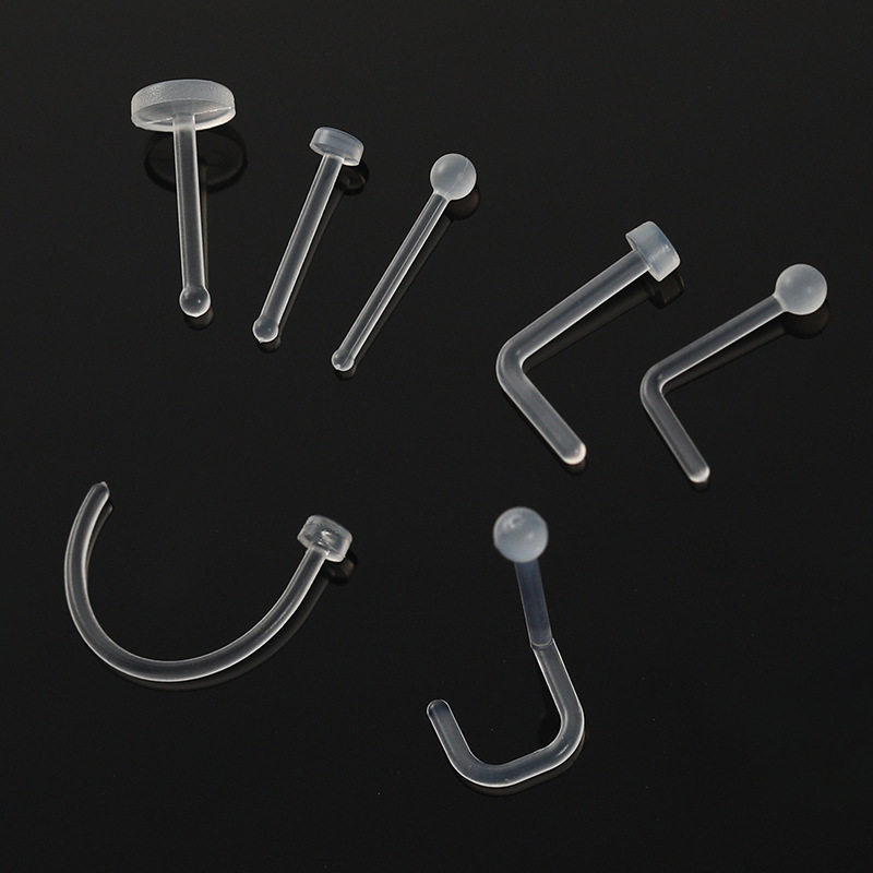 10个0.8毫米极细透明唇钉塑料UV穿孔隐形防堵耳钉鼻钉鼻环,饰品/流行首饰/时尚饰品新,其它首饰,淘宝优惠券,粉丝福利购,淘宝优惠卷