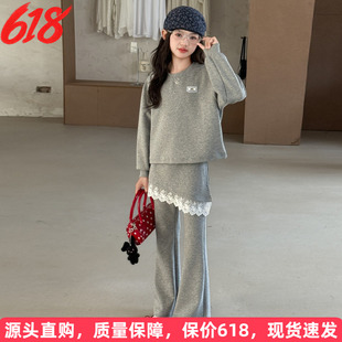 女童套装2026新款洋气儿童时髦春装卫衣大童春秋巨好看的运动穿搭