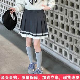女童巨好看半身裙春2026新款洋气儿童短裙夏女孩半裙春装百褶裙子