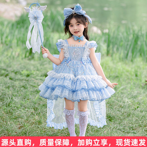 艾莎公主吊带蓬蓬纱裙正品认证