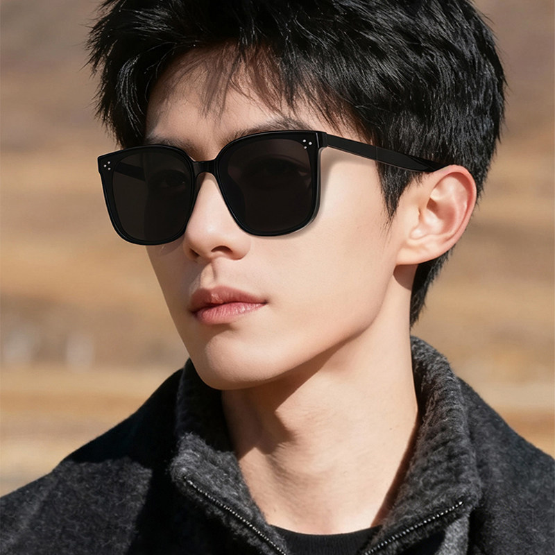 GM墨镜男款商务高级感潮男士2026新款偏光太阳镜开车专用大脸显瘦