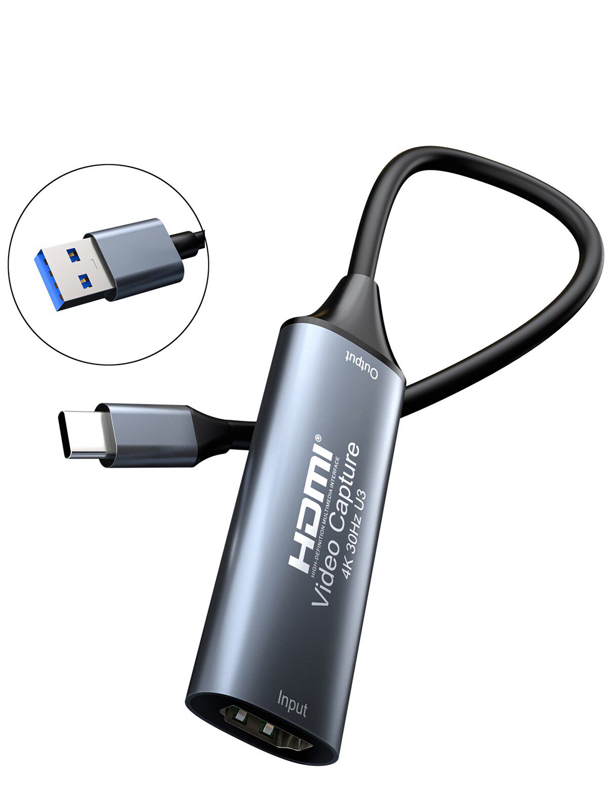 USB3.0 TYPEC 컴퓨터 HDMI 오디오 및 비디오 캡처 카드 1080P60HZ HD 라이브 녹화 MS2130