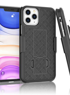 适用苹果系列iPhone 17 16 15 14 13 12 11 17 AIR pro max Mini plus防摔手机壳皮带腰夹保护套后盖后壳