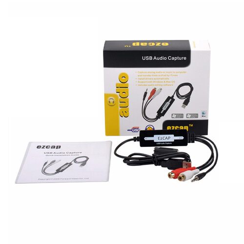 ezcap216USB音频采集卡RCA3.5mm