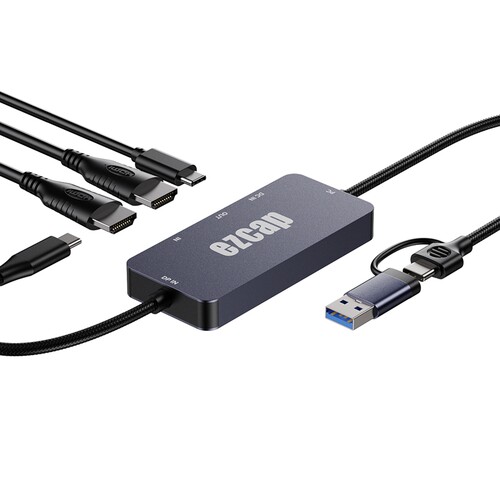Ezcap377 DisplayPort DP HDMI USB3.0 Type C 4K直播录制采集卡