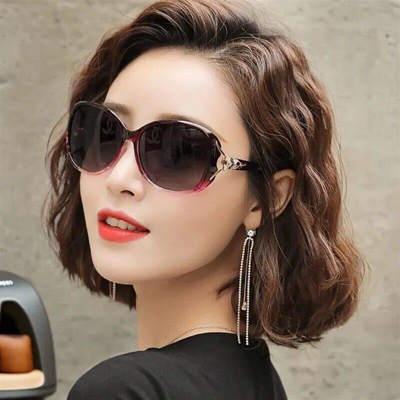JiaMu嘉木精品春季级感复古狐狸头女式墨镜时尚百搭遮阳防紫外