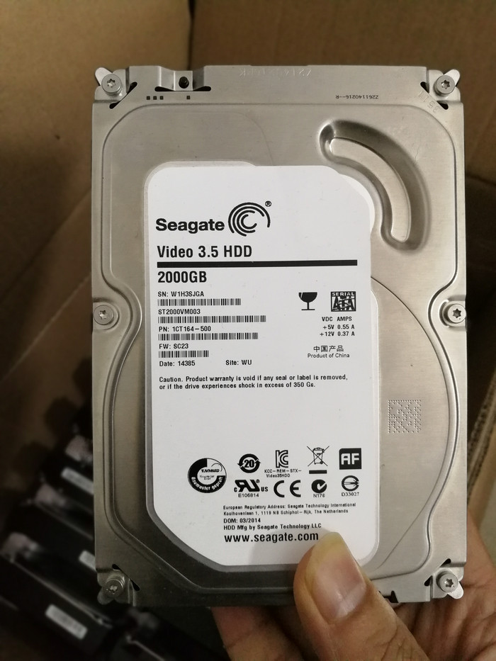 seagate/希捷 st2000dm001或西数二手库存盘 hd高清客户专拍