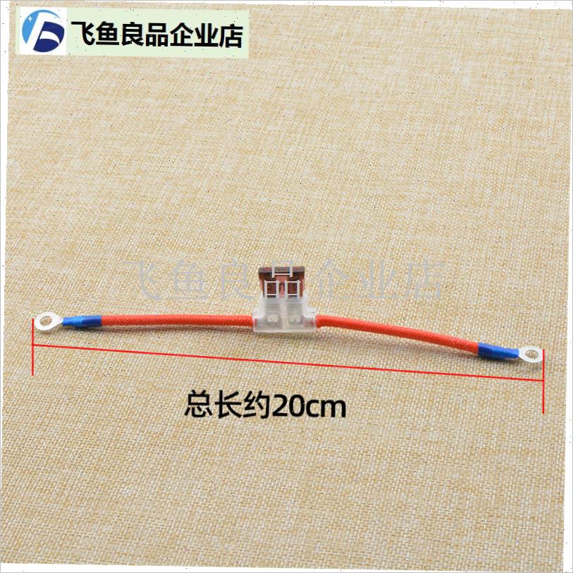 48V60V锂电池专用保险丝插片电A动车充电过流保护40A30A卡片保险,