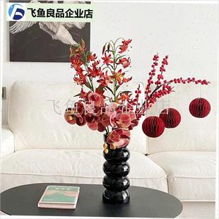 2025蛇年新年k装饰小灯笼挂件挂饰新年盆景盆栽挂饰春节过年乔迁,