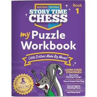 Learning Workbook Puzzle Chess for Game Time Story