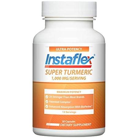 Instaflex Super Turmeric - 1000mg Turmeric Curcumin with 3C数码配件 笔记本散热器/降温卡 原图主图