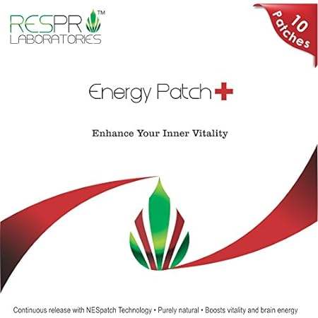 Respro Labs Natural Guarana and CoQ10 Energy Patch Plus，